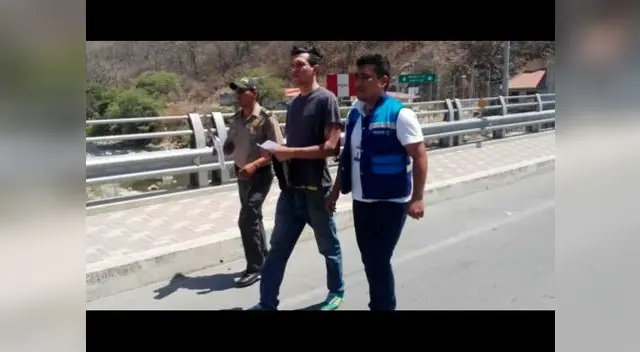 Fue llevado a la frontera de la región Piura Fue llevado a la frontera de la región Piura