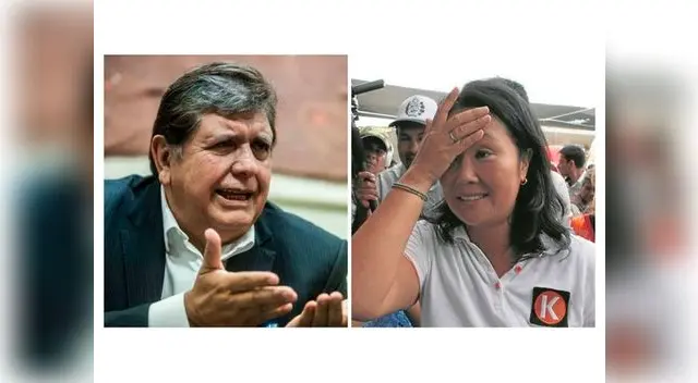 Keiko y Alan García no gozan de la aceptación popular Keiko y Alan García no gozan de la aceptación popular