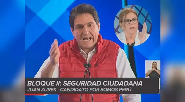 Juan Carlos Zurek fue interrumpido en medio debate