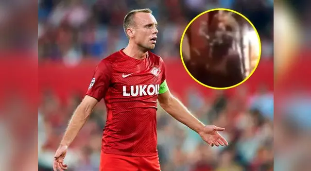 Futbolista ruso fue sorprendido por su esposa cuando se encontraba con otra mujer en un sauna Futbolista ruso fue sorprendido por su esposa cuando se encontraba con otra mujer en un sauna