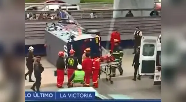 Accidente de tránsito se produce en Vía Expresa. Accidente de tránsito se produce en Vía Expresa.