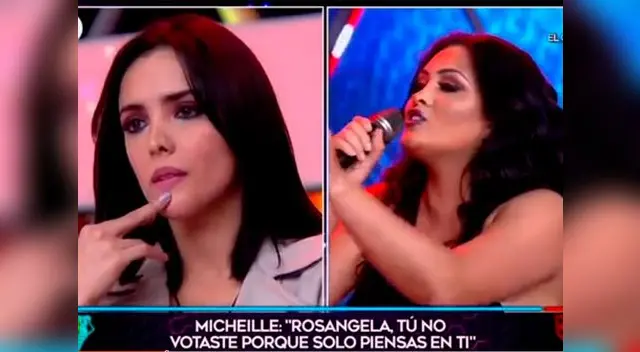 Michelle Soifer y Rosángela Espinoza estuvieron cara a cara