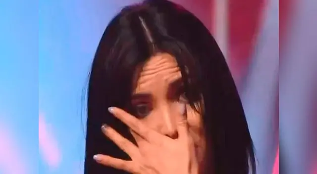 Rosángela Espinoza no contuvo las lágrimas Rosángela Espinoza no contuvo las lágrimas