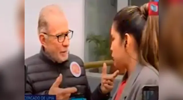 Ricardo Belmont ofendió a reportera