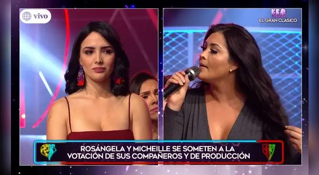 Michelle Soifer y Rosángela Espinoza fueron sometidas a votación Michelle Soifer y Rosángela Espinoza fueron sometidas a votación