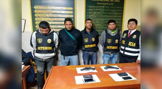 Todos tienen antecedentes policiales Todos tienen antecedentes policiales