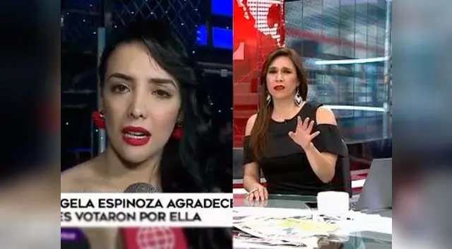 Verónica Linares 'chotea' a Rosángela Espinoza Verónica Linares 'chotea' a Rosángela Espinoza