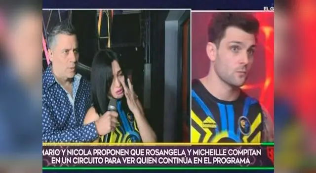 Nicola Porcella no quiere a Rosángela Espinoza en su equipo Nicola Porcella no quiere a Rosángela Espinoza en su equipo