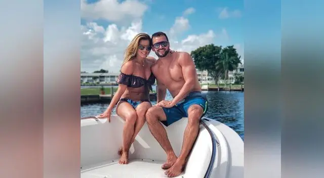 Alejandra Baigorria y su novio Alejandra Baigorria y su novio