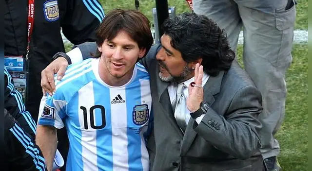 Maradona salió en defensa de Messi