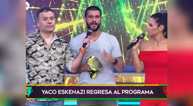 Yaco Eskenazi dio la sorpresa en 'Esto es guerra' con su llegada Yaco Eskenazi dio la sorpresa en 'Esto es guerra' con su llegada