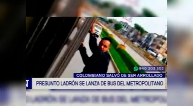 Presunto ladrón fue capturado por Policía Nacional que resguardaba la zona. Presunto ladrón fue capturado por Policía Nacional que resguardaba la zona.