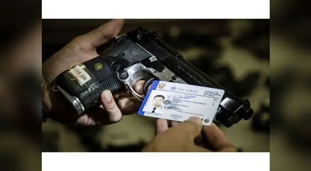 Los que porten armas serán decomisadas