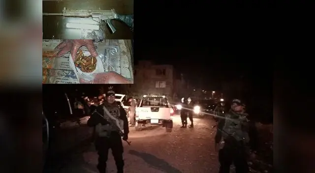 Se encontraron armas y municiones