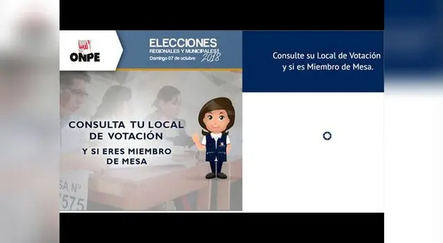 Problemas en la página web de la ONPE Problemas en la página web de la ONPE