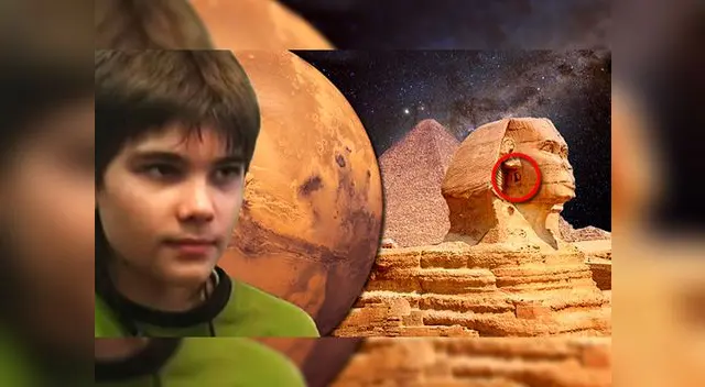 Boriska, conocido como el 'Niño de Marte' reveló los secretos que oculta la Gran Esfinge Giza en un video de YouTube