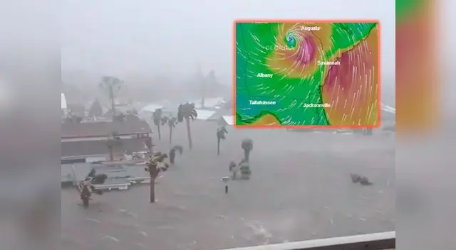 El huracán Michael llegó a tierra El huracán Michael llegó a tierra