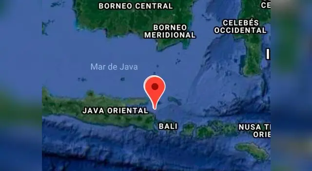 Sismo de 6 grados en Indonesia