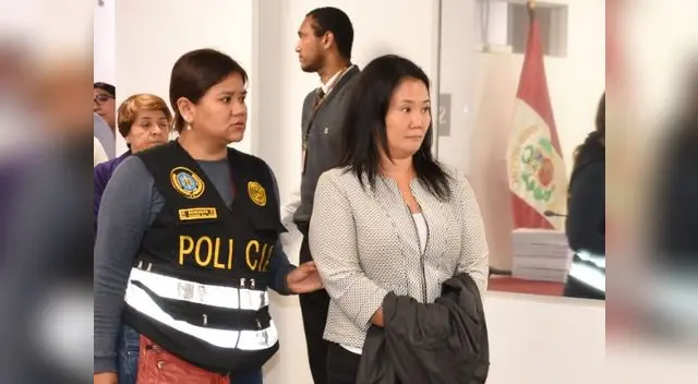 Keiko Fujimori llega a la Sala Penal Nacional Keiko Fujimori llega a la Sala Penal Nacional