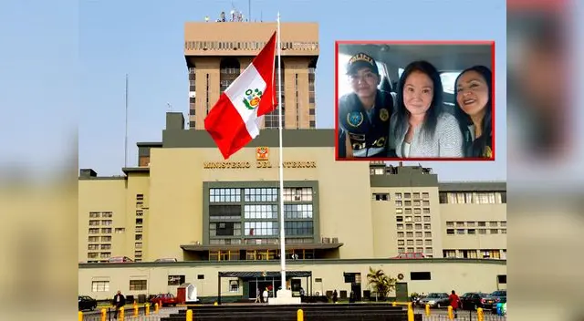 Mininter se pronunció sobre selfie de Keiko Fujimori con dos agentes PNP 