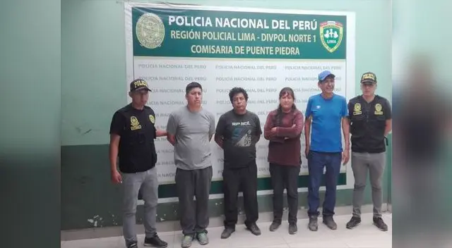 Las personas detenidas fueron llevadas a la comisaría de Puente Piedra