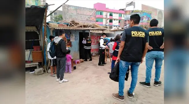 La PNP en plena intervención