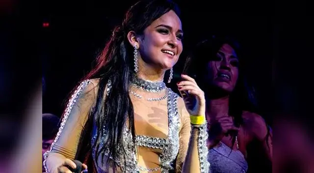 Daniela Darcourt hizo gala de todo su talento al deslumbrar para la cadena HTV