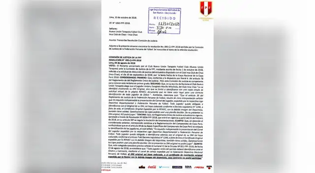 Resolucion del reclamo Tarapoto 1 Resolucion del reclamo Tarapoto 1