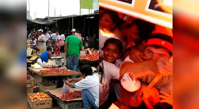 Comerciantes de La Para denuncian que fueron llevados a marcha a favor de Keiko con engaños Comerciantes de La Para denuncian que fueron llevados a marcha a favor de Keiko con engaños