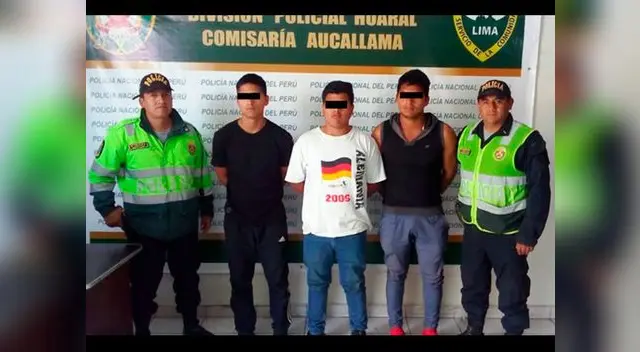 Sujetos fueron capturados rápidamente Sujetos fueron capturados rápidamente