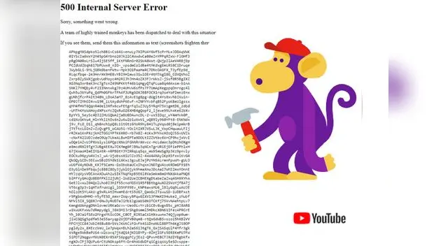 Reportan caída de YouTube en el mundo