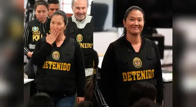 Keiko Fujimori apareció como ''detenida''