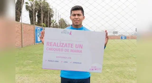 Rinaldo Cruzado demostrando su sentido de sensibilidad apoya campaña