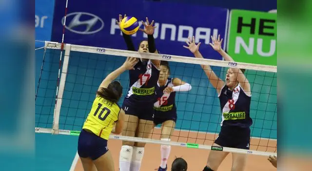 Los parciales fueron 25-10, 25-10 y 25-20. FOTO: FPV