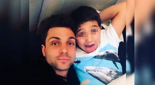 Nicola Porcella enterneció con imagen al lado de su hijo