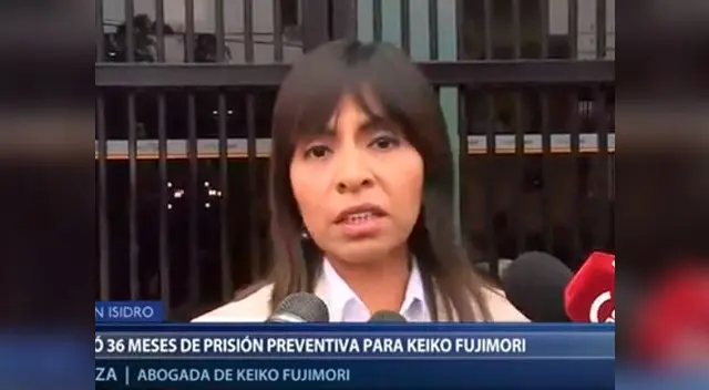 Abogada de Keiko Fujimori señala que audiencia es solo de abogados