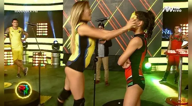 Samahara Lobatón armó escándalo en Combate