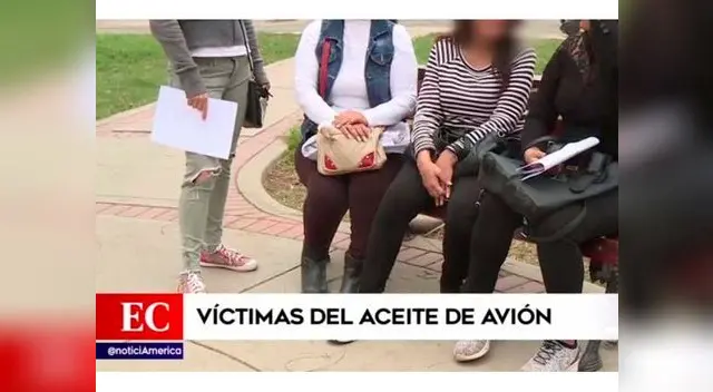 Mujeres inyectadas con aceite de avión Mujeres inyectadas con aceite de avión