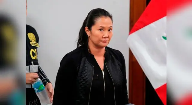 Keiko Fujimori llegó a la sala penal nacional Keiko Fujimori llegó a la sala penal nacional