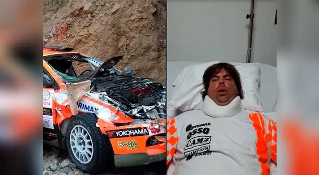 Raúl Orlandini sufrió un accidente en Caminos del Inca y dejó la contienda