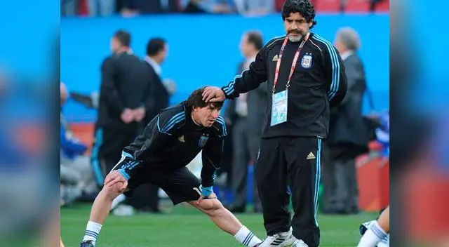 Diego Maradona se rectificó al lanzar duras criticas contra Leonel Messi Diego Maradona se rectificó al lanzar duras criticas contra Leonel Messi