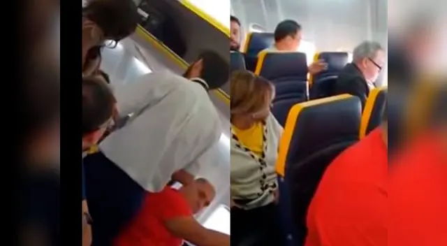 Video viral en YouTube muestra la agresión verbal del sujeto que no aguantó que mujer se siente a su lado en avión
