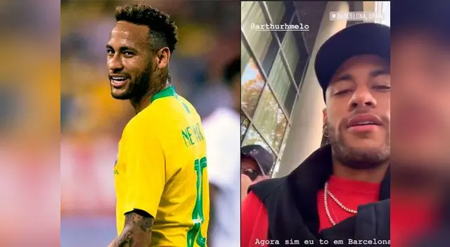 Neymar llegó a Barcelona y los hinchas se ilusionan con su regreso Neymar llegó a Barcelona y los hinchas se ilusionan con su regreso