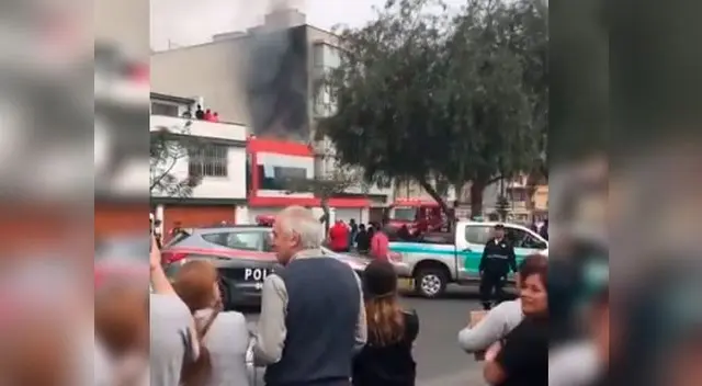 Incendio se registra en San Borja 