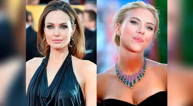Angelina Jolie y Scarlett Johannson tienen miles de fanáticos Angelina Jolie y Scarlett Johannson tienen miles de fanáticos