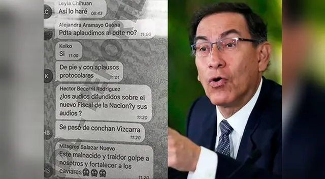 Keiko Fujimori también aparece en la conversación Keiko Fujimori también aparece en la conversación