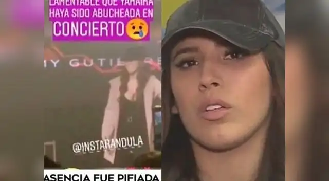 ¿Qué dijo Yahaira Plasencia tras ser pifiada en concierto de Amy Gutiérrez?