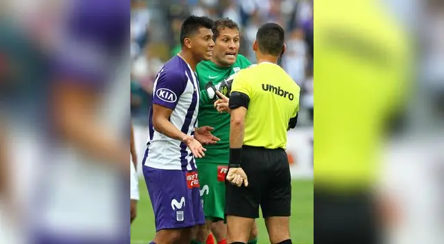 Terminó contento por la victoria, pero fastidiado por la actuación del juez Joel Alarcón