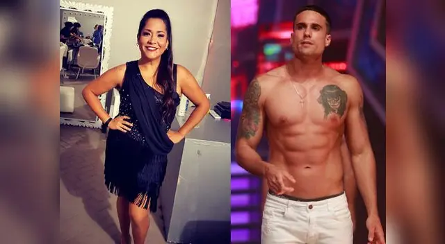 La actriz cómica Katia Palma no ocultó su atracción por Gino Assereto