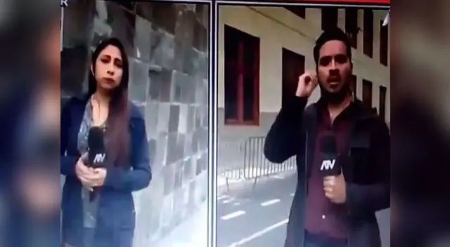 Reportera soltó lisura en vivo